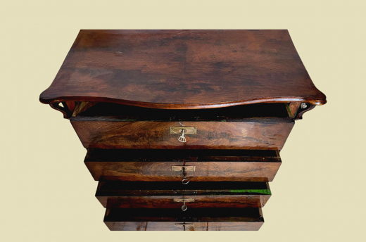Kommode ANTIK Louis Philippe VINTAGE Mahagoni Schrank Sideboard von 1840