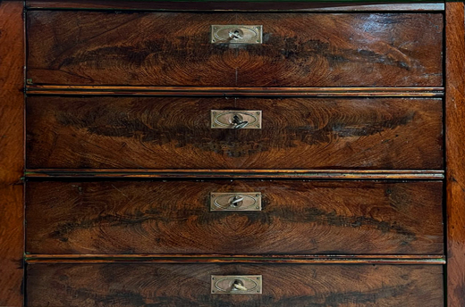 Kommode ANTIK Louis Philippe VINTAGE Mahagoni Schrank Sideboard von 1840