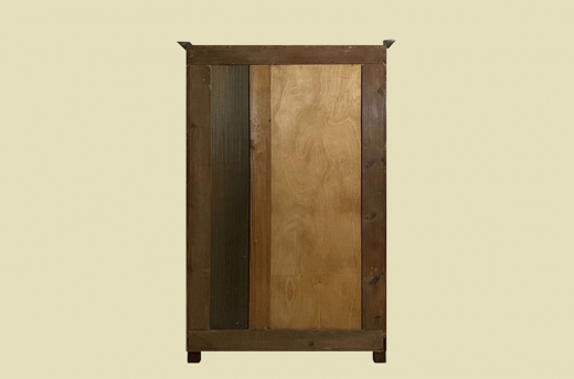 1880er Kleiderschrank ANTIK Gründerzeit VINTAGE Nußbaum Säulen Schrank von 1880