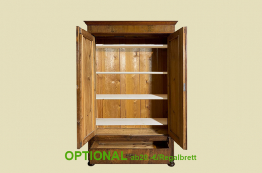 1880er Kleiderschrank ANTIK Gründerzeit VINTAGE Schrank Schublade von 1880