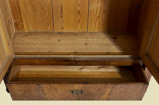 1880er Kleiderschrank ANTIK Gründerzeit VINTAGE Schrank Schublade von 1880