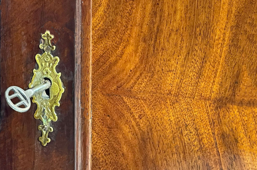 1840er Vertiko ANTIK Louis Philippe Mahagoni VINTAGE Schrank Kommode von 1840