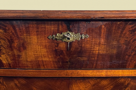 1840er Vertiko ANTIK Louis Philippe Mahagoni VINTAGE Schrank Kommode von 1840