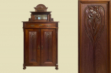 1920er Vertiko ANTIK Jugendstil Nußbaum Lebensbaum Kommode Schrank von 1920