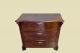 1840er Kommode ANTIK Louis Philippe Mahagoni Schrank Sideboard von 1840