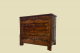 HANDPOLIERTE Kommode ANTIK Louis Philippe Mahagoni Schrank Sideboard von 1840