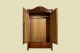 1840er ANTIK Schrank Louis Philippe Mahagoni Wäsche Kleiderschrank von 1840