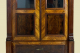 1880er Vitrine ANTIK Gründerzeit VINTAGE Nußbaum Bücherschrank Schrank von 1880