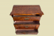 Kommode ANTIK Louis Philippe VINTAGE Birke Schrank Sideboard von 1840