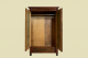1880er Kleiderschrank ANTIK Gründerzeit VINTAGE Nußbaum Säulen Schrank von 1880