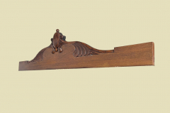 Antiker Kleiderschrank ORIGINAL Jugendstil Gründerzeit Aufsatz von 1880-1920