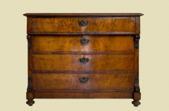 1880er Kommode ANTIK Gründerzeit Nußbaum Sideboard Schrank von 1880