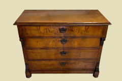 1880er Kommode ANTIK Gründerzeit Nußbaum Sideboard Schrank von 1880