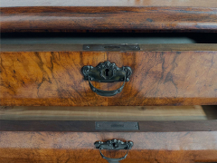 1880er Kommode ANTIK Gründerzeit Nußbaum Sideboard Schrank von 1880