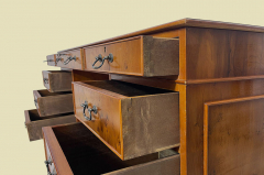 Bürotisch Schreibtisch ANTIK Leder Eibe Sekretär English Chesterfield Empire