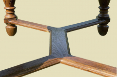 Großer Tisch ANTIK Gründerzeit Eiche Kulissentisch 126–333 Esstisch von 1880