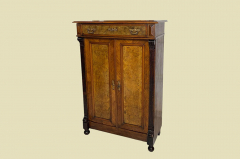 1880er Vertiko ANTIK Gründerzeit Nußbaum Kommode Schrank von 1880