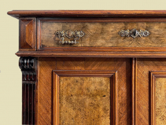 1880er Vertiko ANTIK Gründerzeit Nußbaum Kommode Schrank von 1880