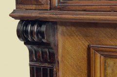 1880er Vertiko ANTIK Gründerzeit Nußbaum Kommode Schrank von 1880