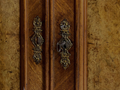 1880er Vertiko ANTIK Gründerzeit Nußbaum Kommode Schrank von 1880