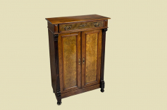 1880er Vertiko ANTIK Gründerzeit Nußbaum Kommode Schrank von 1880