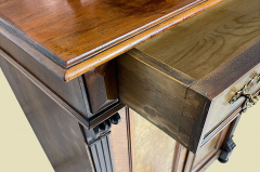 1880er Vertiko ANTIK Gründerzeit Nußbaum Kommode Schrank von 1880