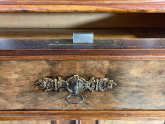 1880er Vertiko ANTIK Gründerzeit Nußbaum Kommode Schrank von 1880