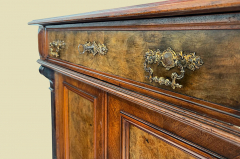 1880er Vertiko ANTIK Gründerzeit Nußbaum Kommode Schrank von 1880