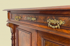 1880er HANDPOLIERT Vertiko ANTIK Gründerzeit Nußbaum Kommode Schrank von 1880