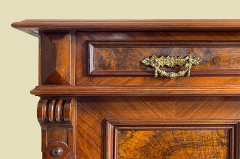 1880er HANDPOLIERT Vertiko ANTIK Gründerzeit Nußbaum Kommode Schrank von 1880
