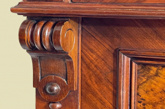 1880er HANDPOLIERT Vertiko ANTIK Gründerzeit Nußbaum Kommode Schrank von 1880