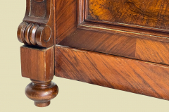 1880er HANDPOLIERT Vertiko ANTIK Gründerzeit Nußbaum Kommode Schrank von 1880