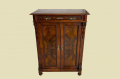 1880er HANDPOLIERT Vertiko ANTIK Gründerzeit Nußbaum Kommode Schrank von 1880