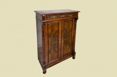 1880er HANDPOLIERT Vertiko ANTIK Gründerzeit Nußbaum Kommode Schrank von 1880