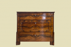 HANDPOLIERTE Kommode ANTIK Louis Philippe Mahagoni Schrank Sideboard von 1840
