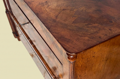 HANDPOLIERTE Kommode ANTIK Louis Philippe Mahagoni Schrank Sideboard von 1840