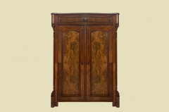 1840er Vertiko ANTIK Louis Philippe Nußbaum Schrank Kommode von 1840