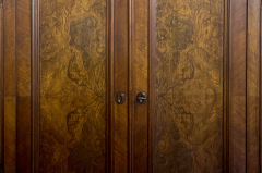 1840er Vertiko ANTIK Louis Philippe Nußbaum Schrank Kommode von 1840
