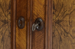 1840er Vertiko ANTIK Louis Philippe Nußbaum Schrank Kommode von 1840