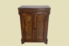 1840er Vertiko ANTIK Louis Philippe Nußbaum Schrank Kommode von 1840