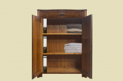 1840er Vertiko ANTIK Louis Philippe Nußbaum Schrank Kommode von 1840