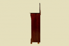 1920er Vertiko ANTIK Jugendstil Nußbaum Lebensbaum Kommode Schrank mit Aufsatz