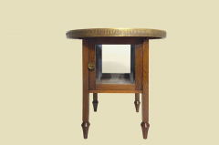 1920er Rauchtisch ANTIK Jugendstil Beistell Vitrine Tee Tisch von 1920