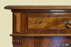 VOLLRESTAURIERT Kommode ANTIK Gründerzeit Nußbaum Sideboard Schrank von 1880