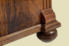 VOLLRESTAURIERT Kommode ANTIK Gründerzeit Nußbaum Sideboard Schrank von 1880