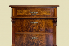 VOLLRESTAURIERT Kommode ANTIK Gründerzeit Nußbaum Sideboard Schrank von 1880