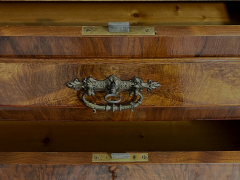 VOLLRESTAURIERT Kommode ANTIK Gründerzeit Nußbaum Sideboard Schrank von 1880