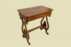 1820er Nähtisch ANTIK Biedermeier Kirschholz Tisch Beistelltisch von 1820