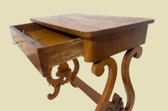 1820er Nähtisch ANTIK Biedermeier Kirschholz Tisch Beistelltisch von 1820