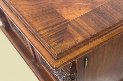 1880er ANTIK Gründerzeit Nußbaum Säulen Kommode Anrichte Buffet Vertiko von 1880